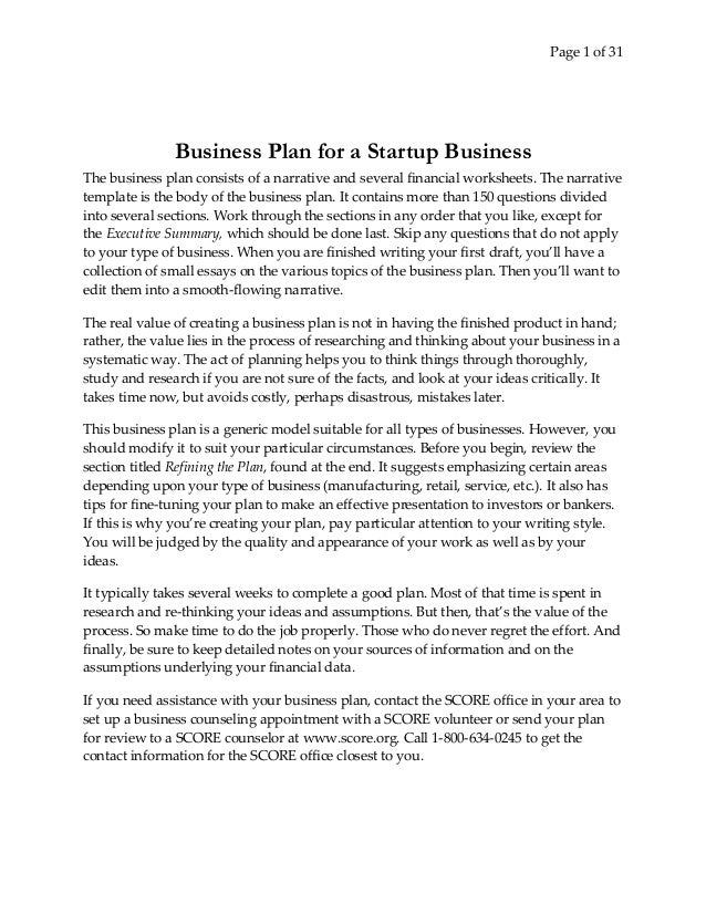 business plan examples how to write a business plan step by step